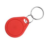 sourcing map IC Card UID Key Fobs RFID Proximity 13.56MHz Rewritable Smart Token Tag for Entry Access Control System, Red Pack of 10