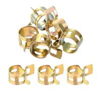 sourcing map ID 11mm 7/16inch Fuel Line Hose Clips, Pipe Clamps,Spring Hose Clamp,Low Pressure Air Clamp, Water Pipe Air Tube Vacuum Hose Clamp Fastener,Pack of 5