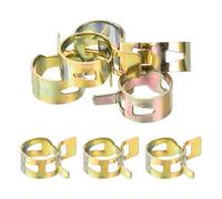 sourcing map ID 12.7mm 1/2inch Fuel Line Hose Clips, Pipe Clamps,Spring Hose Clamp,Low Pressure Air Clamp, Water Pipe Air Tube Vacuum Hose Clamp Fastener,Pack of 5