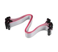 sourcing map IDC 20 Pins Connector Flat Ribbon Cable Female Connector Length 30cm 2.54mm Pitch,5pcs