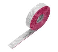 sourcing map IDC Wire Flat Ribbon Cable 2.5m/8.2ft Length 1.27mm Pitch 10Pin Gray for JTAG/ISP Connecting