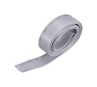 sourcing map IDC Wire Flat Ribbon Cable 2m/6.6ft Length 1.27mm Pitch 16 Pins Gray for JTAG/ISP Connecting