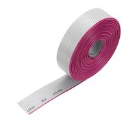 sourcing map IDC Wire Flat Ribbon Cable 4m/13.1ft Length 1.27mm Pitch 14Pin Gray for JTAG/ISP Connecting