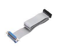 sourcing map IDC Wire Flat Ribbon Cable DB25 Female to FC-26 Female Connector 2.54mm Pitch 50cm Length