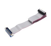 sourcing map IDC Wire Flat Ribbon Cable DB25 Male to FC-26 Female Connector 2.54mm Pitch 50cm Length