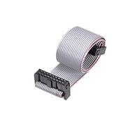 sourcing map IDC Wire Flat Ribbon Cable FC/FC Connector A-type 18Pins 2.54mm Pitch 30cm Length Gray