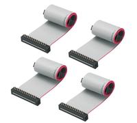 sourcing map IDC Wire Flat Ribbon Cable FC/FD Connector A-type 26Pins 2.54mm Pitch 0.2m Length Gray, 4pcs