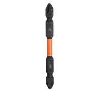 sourcing map Impact Tough Phillips Screwdriver Power Bits 6.35mm PH2 1/4" Hex Shank 3.35" Length S2 Steel Magnetic Double Ended Cross Head Hex Bits Industrial Grade Impact Driver Bit