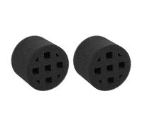 sourcing map in-line Duct Sound Absorbing Tool Sponge,100mm/ 4",Black,2pcs