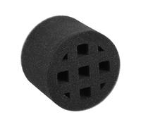 sourcing map in-line Duct Sound Absorbing Tool Sponge, (100mm/ 4") - Elastic Duct Noise Reducing Foam Sound Insulation Silence Ducting Accessories for Round Ventilation Pipes, Black