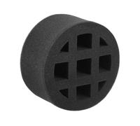 sourcing map in-line Duct Sound Absorbing Tool Sponge, (200mm/ 8") - Elastic Duct Noise Reducing Foam Sound Insulation Silence Ducting Accessories for Round Ventilation Pipes, Black