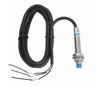 sourcing map Inductive Proximity Sensor,NPN NC M8 DC 6-36V 300mA Proximity Switch Detector Approach Sensor 2mm 3 Wire for Industrial Automation LJ8A3-2-Z/AX