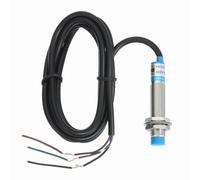 sourcing map Inductive Proximity Sensor,PNP NC M12 DC 6-36V 300mA Proximity Switch Detector Approach Sensor 4mm 3 Wire for Industrial Automation LJ12A3-4-Z/AY