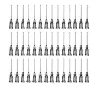 sourcing map Industrial Blunt Tip Needle 16G 1 Inch Length with Luer Lock Screw Interface Connector, Dispensing Needle for Liquid Glue Gun, 60 Pcs (Gray)