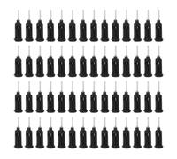 sourcing map Industrial Blunt Tip Needle 19G 1/4 Inch Length with Luer Lock Screw Interface Connector, Dispensing Needle for Liquid Glue Gun, 100 Pcs (Black)