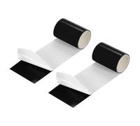 sourcing map Inflatable Patch Repair Kit 3 in x 5 Ft, 2 Pcs TPU Pool Patches Repair Tape for Air Mattress, Bounce House, Swimming Pool, Black