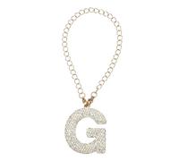 sourcing map Initial Letter Cup Charm Accessories Glitter Cute Bling Rhinestone Letter g Keychain Handle Charm for Women Girls Tumbler Water Bottle Cup Key Handbag Purse (White)