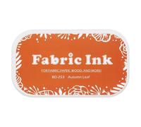 sourcing map Ink Pads for Stamps, 3.7x2.2 Inch Fabric Ink Pad for Cloth, Wood, Paper, Fingerprint, DIY Card Making, Fallen Leaves