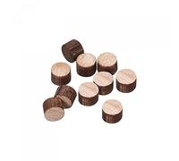 sourcing map Inlay Fretboard Dots Guitar Inlay Dots Brown Wooden Inlays Mark Point 3x2mm for Guitar Fingerboard, Pack of 10