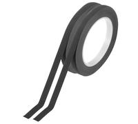 sourcing map Insulating Acetate Cloth Adhesive Tape, 0.4in x 98ft Black Electrical Heat Resistant Fabric Tape for Laptop Electric Automotive Guitar Repair Wire Harness, 2Pcs