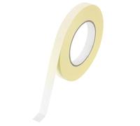 sourcing map Insulating Acetate Cloth Adhesive Tape, 0.5in x 98ft White Electrical Heat Resistant Fabric Tape with Paper for Laptop Electric Automotive Guitar Repair Wire Harness