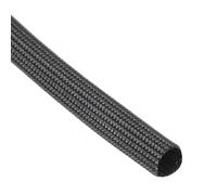 sourcing map Insulation Cable Protector, 9.8Ft-7mm High Temp Fiberglass Sleeve Black