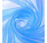 sourcing map Iridescent Sheer Organza Fabric, 10 Yards x 59 Inches Solid Laser Holographic Shiny Fabric Organza Cloth for Wedding, Curtains, Costume, Photography Background, Dark Purple