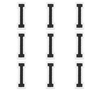 sourcing map Iron on Letter Patches, 9 Pcs 2"/5cm Alphabet I Iron on Embroidered Applique Sew on Patches for Clothes, Dress, Socks, Jeans, Hats, DIY Accessories(Black)