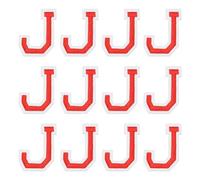 sourcing map Iron on Letter Patches, Letter J, 1.4" Sew-on Embroidered Alphabet Patch A-Z with Ironed Adhesive for DIY Clothes Decorating Repair Shirts Jeans Jackets (Red, 12pcs)