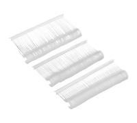 sourcing map J Hook Standard Tagging Fasteners,Plastic Regular,Standard Label Gun Price Tagging Barbs for Garment Price Tag Label Tagging Barbs 15/25/35mm,Pack of 1500 Transparent