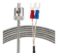 sourcing map J Type Thermocouple 5mmx21mm Temperature Sensor Probe with 1 Meters Cable 32-1112F/0-600C