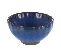 sourcing map Japanese Matcha Bowl 4.23oz Traditional Gong Fu Tea Set Ceramic Mate Teacup Japanese No Handle Large Porcelain Tea Cup for Tea Matcha Green Tea Coffee Drinks, Blue