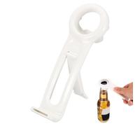 sourcing map Jar Key Lid Opener, Jar Lid Opener with Phone Stand Easy Grip Design Multifunctional Can Open Tool for Elderly Seniors Women Weak Hands Kitchen Use, White