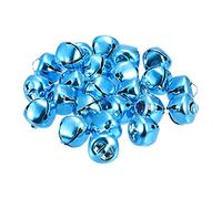 sourcing map Jingle Bells, 1/2"(12mm) 120pcs Small Bells for Crafts DIY Christmas, Holiday Decoration, Musical Party, Home, Festival, Wedding, Blue