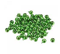 sourcing map Jingle Bells, 8mm 240pcs Small Bells for Craft DIY Christmas, Green