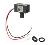 sourcing map JL-102A 120-Volt Outdoor Hard-Wired Post Eye Light Control, Thermal Photocontrol for Channel and Porch Lighting Use, Black