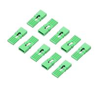 sourcing map Jumper Cap 2.54mm Pitch Pin Header Connector Long Type Jumper Plug Cover DIY Repair Parts, Green Pack of 40