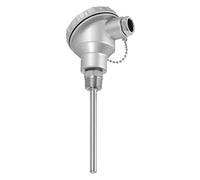 sourcing map K-Type 1/2" NPT RTD Thermocouple Stainless Steel Probe Material 201 Temperature Sensor Probe Terminal Head -50 to 850C, 8x100mm