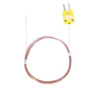 sourcing map K Type Thermocouple Mini Connector Temperature Probe Sensor, 5 Meter Measure Range -40C-260C(-40F-500F) for Thermometer, 0.127mm OD