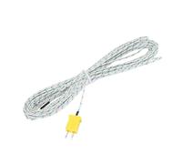 sourcing map K Type Thermocouple Mini Connector Temperature Sensor Probes Fiberglass 33ft -50 to 400°C(-58 to 752°F)