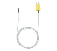 sourcing map K Type Thermocouple Probe Mini Connector Temperature Sensor Universal for TM-902C TES1310 Thermometer, -50-400C 3.3ft White