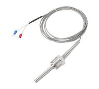 sourcing map K Type Thermocouple Temperature Sensor Probe 1/2" NPT Thread 8x50mm 6.6ft Wire 0 to 800°C(32 to 1472°F) 304 Stainless Steel
