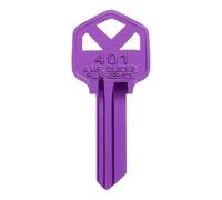sourcing map Key Blanks KW1 Aluminum Key Blanks Lightweight Uncut for House Door Lock Replacement, Purple