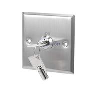 sourcing map Key Switch On/Off Exit Switches Emergency Door Release SPST for Access Control Panel Mount with 2 Keys