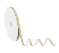 sourcing map Khaki Velvet Ribbon 3/8" Wide x 25 Yards Vintage Single Face Roll for Gift Wrapping Christmas Tree Crafts Party Wedding Decoration