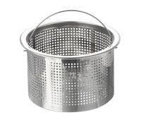 sourcing map Kitchen Sink Drain, Stainless Steel Kitchen Sink Strainer with Handle, 3.03" OD x 2.64" ID x 1.77" Depth for Most Kitchen Sink Strainer Replacement, Silver