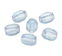 sourcing map Kitchen Sink Rack Feet 4mm ID x 13mm OD PVC Sink Replacement Feet for Protective Sink Grid, Clear Pack of 20
