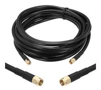 sourcing map KMR/LMR240 Coaxial Extension Cable, 50ohm 12Ft SMA Male to N-Type Male RF Low-Loss Coaxial Cable Antenna Lead Extension with Connector for 3G 4G 5G LTE Ham WiFi GPS RF Radio Use
