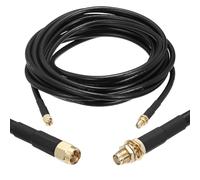 sourcing map KMR/LMR240 Coaxial Extension Cable, 50ohm 15Ft SMA Male to SMA Female RF Low-Loss Coaxial Cable Antenna Lead Extension with Connector for 3G 4G 5G LTE Ham WiFi GPS RF Radio Use