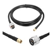 sourcing map KMR/LMR240 Coaxial Extension Cable, 50ohm 5Ft SMA Male to SMA Female RF Low-Loss Coaxial Cable Antenna Lead Extension with Connector for 3G 4G 5G LTE Ham WiFi GPS RF Radio Use